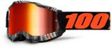 100% 2022 Accuri 2 Geospace Crossbril Zwart / Oranje (Lens: Spiegel Rood)
