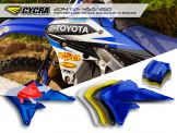 Cycra Powerflow Radiateurkappen (+ Luchtfilterbakdeksel) Yamaha YZ250F 2014-2018 YZ450F 2014-2017