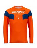Kenny 2023 Titanium Crossshirt Solid Oranje maat L