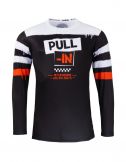 Pull-In 2023 Jeugd Trash Crossshirt Zwart / Oranje