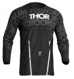 Thor 2023 Pulse Mono Crossshirt Zwart / Wit