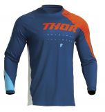 Thor 2023 Sector Edge Crossshirt Navy / Oranje