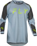 Fly Racing 2024 Evolution DST Crossshirt Ice Grijs / Antraciet / Fluor Groen