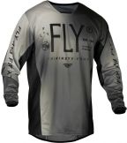 Fly Racing 2024 Kinetic Prodigy jeugd Crossshirt Zwart / Licht Grijs