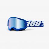 100% 2022 Strata 2 Jeugd Crossbril Blauw (Lens: Blauw)