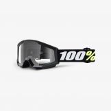 100% 2022 Strata 2 Mini Crossbril Grom Zwart (Lens: Helder)