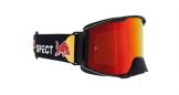 SPECT Red Bull Strive Crossbril Zwart (Lens: Spiegel Rood)