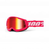 100% 2023 Fall Strata 2 Crossbril Roze (Lens: Spiegel Rood)