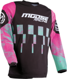 Moose Racing Qualifier Crossshirt Roze / Teal