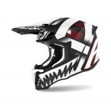 Airoh 2023 Twist 2.0 Mask Crosshelm Wit / Zwart maat S