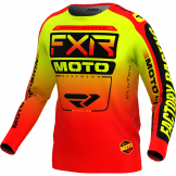 FXR 2024 Clutch MX Crossshirt Inferno Oranje / Fluor Geel / Zwart