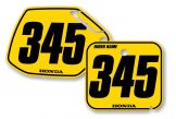 Outlaw Racing Factory Series Nummerplaten Honda CR125 1991-1992 CR250 1990-1991 CR500 1991-1994