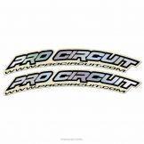 Pro Circuit Decals Voorspatbord Stickers Hologram (Chrome)