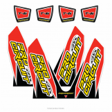 Pro Circuit T-6 Demperstickers CRF250/450R