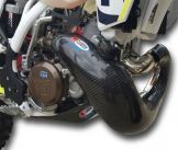 Pro Carbon Uitlaat Beschermer KTM SX250 EXC250 EXC300 2017-.. Husqvarna TC250 TE250 TX250 TX300 2017