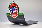 AXP Skidplate Anaheim Zwart / Groen KX450F 10-15