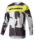 Alpinestars 2023 Racer Tactical Crossshirt Grijs / Camo / Fluor Geel