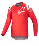 Alpinestars 2023 Jeugd Racer Graphite Crossshirt Rood / Wit