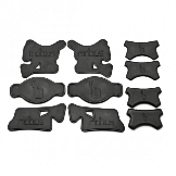 Mobius Jeugd X8 Kniebrace Complete Padding Set