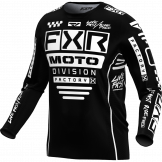 FXR 2024 Podium MX Jeugd Crossshirt Zwart / Wit