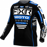 FXR 2024 Podium Gladiator MX Crossshirt Zwart / Blauw