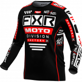FXR 2024 Podium Gladiator MX Crossshirt Zwart / Rood