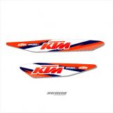 Achterbrugstickers KTM SX KTM SXF 2007-2010 KTM EXC KTM EXC-F 2008-2011