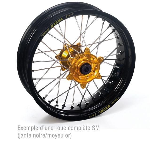 Haan Wheels 16,5"X3,50 Voorwiel SM (Zwart / Blauw) Husqvarna SMR 450 SMR 510 SME 610 2004-2010