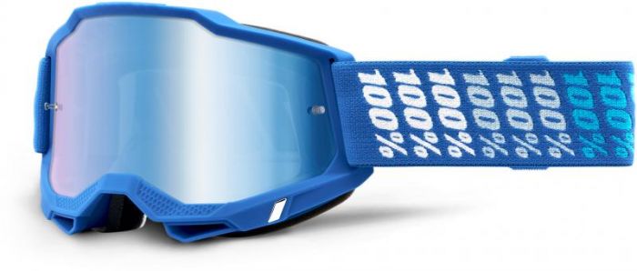 100% 2022 Accuri 2 Yarger Crossbril (Lens: Spiegel Blauw)