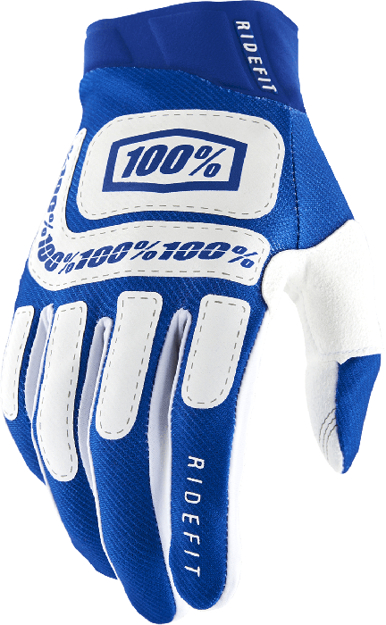 100% 2022 Fall Crosshandschoenen Ridefit Blauw / Wit