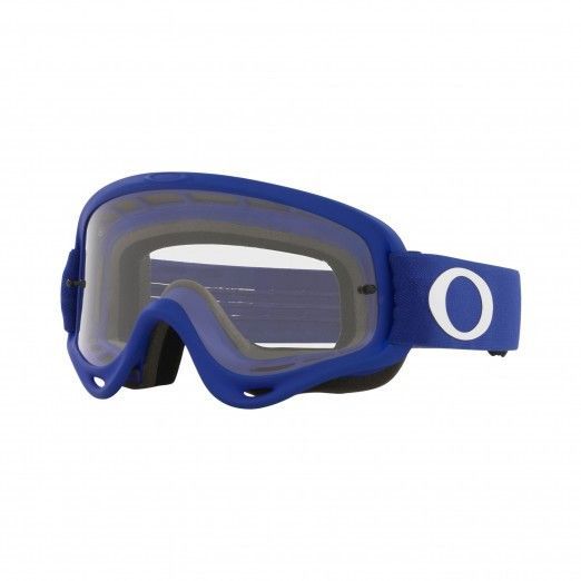 Oakley 2021 O Frame MX Moto Crossbril Blauw (Lens: Helder)
