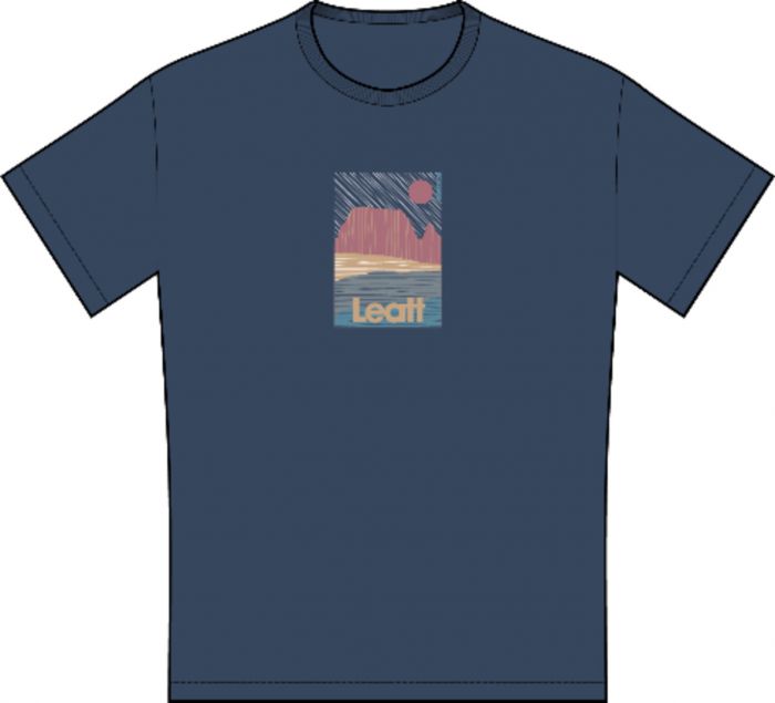 Leatt 2024 Core T-Shirt Blauw