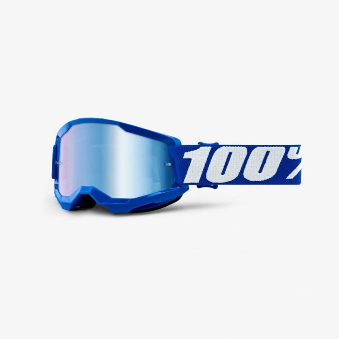 100% 2021 Strata Jeugd Crossbril Blauw (Lens: Blauw)