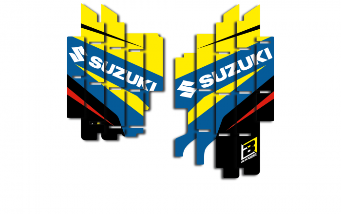 Blackbird Stickers Radiateurlamellen Dream 4 Suzuki RMZ450 2018-2023