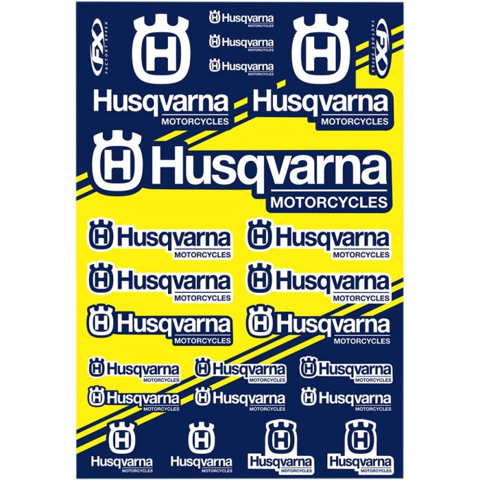 Factory Effex Sticker Sheet Husqvarna