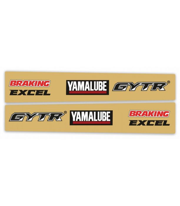 Achterbrug Stickers Braking Excel Yamalube GYTR