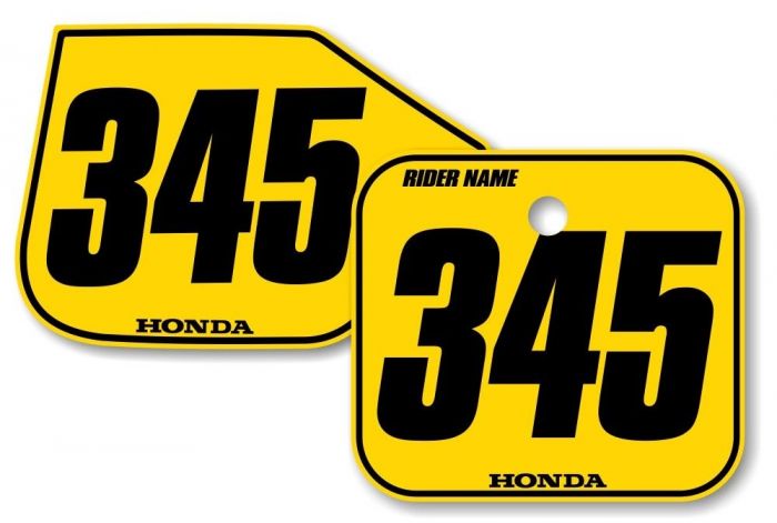 Zeronine Factory Series Nummerplaten Honda CR125 CR500 1987-1988 CR250 1987