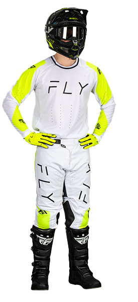 Fly Racing 2024 Evolution DST Crosspak Wit / Fluor Geel