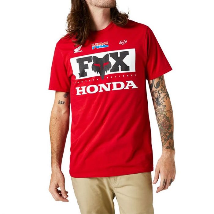 Fox Honda Ss Premium T-shirt Flame Rood