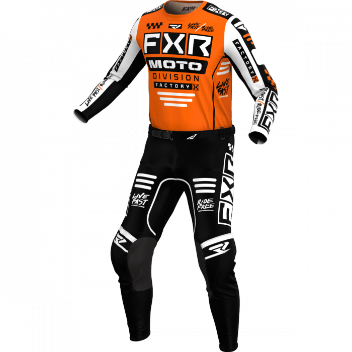 FXR 2024 Podium MX Jeugd Crosspak Oranje / Wit