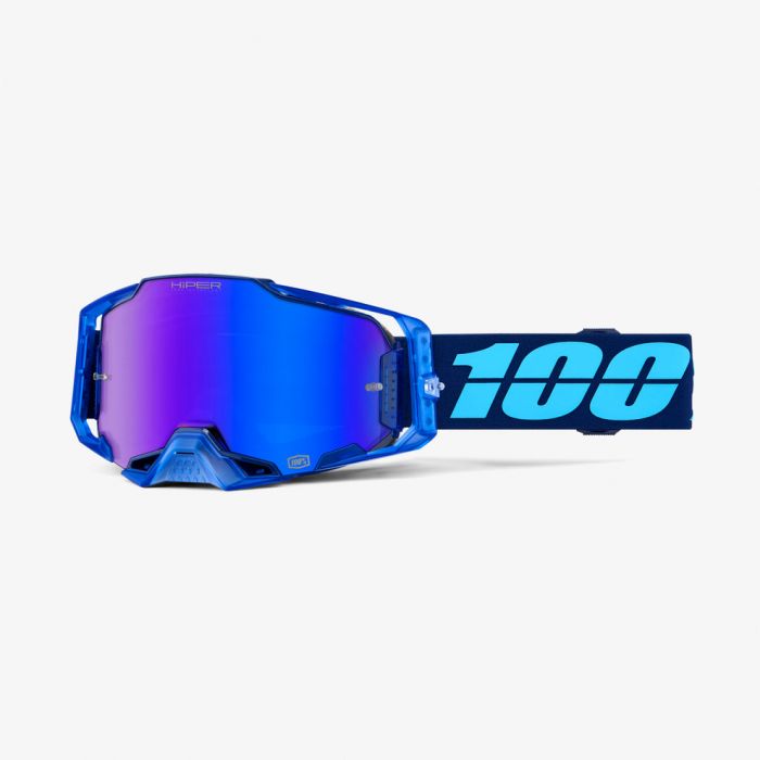 100% 2024 Spring Armega Crossbril Coupe Blauw (Lens: Hiper Spiegel Blauw)