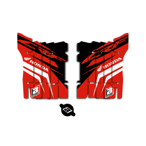 Blackbird Stickers Radiateurlamellen Dream 4 Honda CRF250F CRF250RX 2019-2021 CRF250L CRF250L ABS 2018-2020 CRF250R 2018-2021 CRF250X 2018