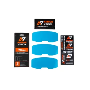 Armor Vision Smart Film Lens Protector 70mm 2nd Generation 3 stuks