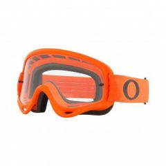 Oakley 2024 O Frame MX Moto Crossbril Oranje / Zwart (Lens: Helder)