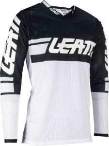 Leatt 2024 Moto 4.5 X-Flow Crossshirt Wit / Zwart