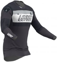 Leatt 2024 Moto 5.5 UltraWeld Crossshirt Graphite Zwart / Grijs / Wit