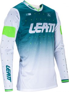 Leatt 2024 Moto 4.5 Lite Crossshirt Acid Wit / Groen