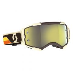 Scott 2024 Fury Crossbril Bruin / Beige (Lens: Geel Chrome Works)