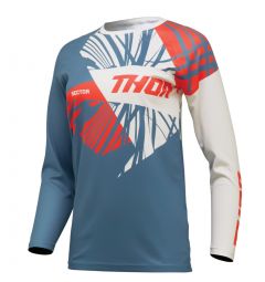 Thor 2024 Sector Split Dames Crossshirt Blauw / Wit