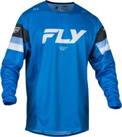 Fly Racing 2024 Kinetic Prix Crossshirt Licht Blauw / Antraciet / Wit